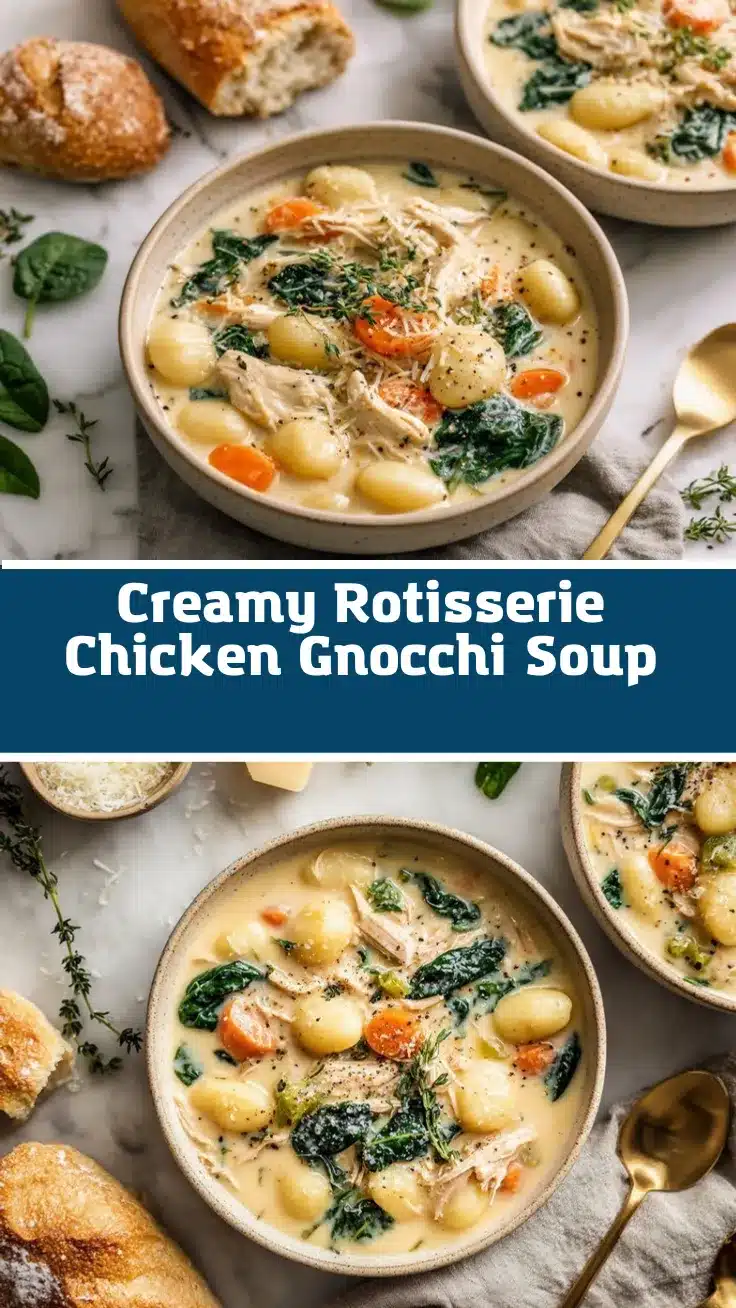 rotisserie chicken gnocchi soup recipe