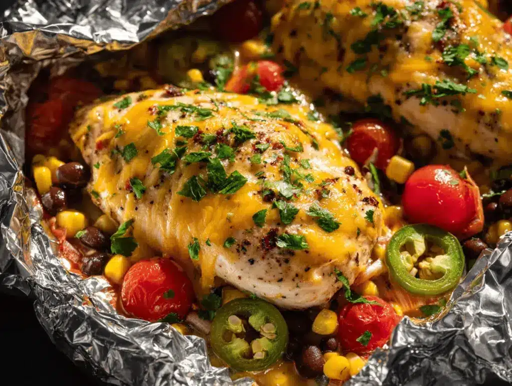 Santa Fe Chicken Foil Packets - featured image