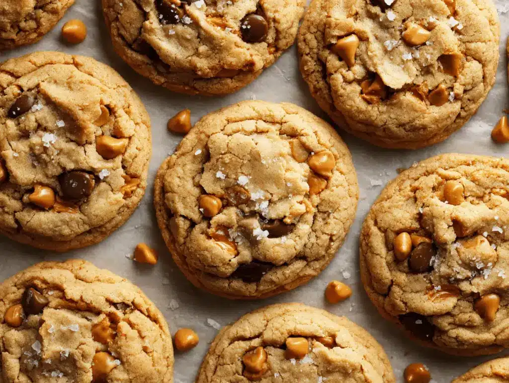 sea salt brown butter butterscotch cookies - featured image
