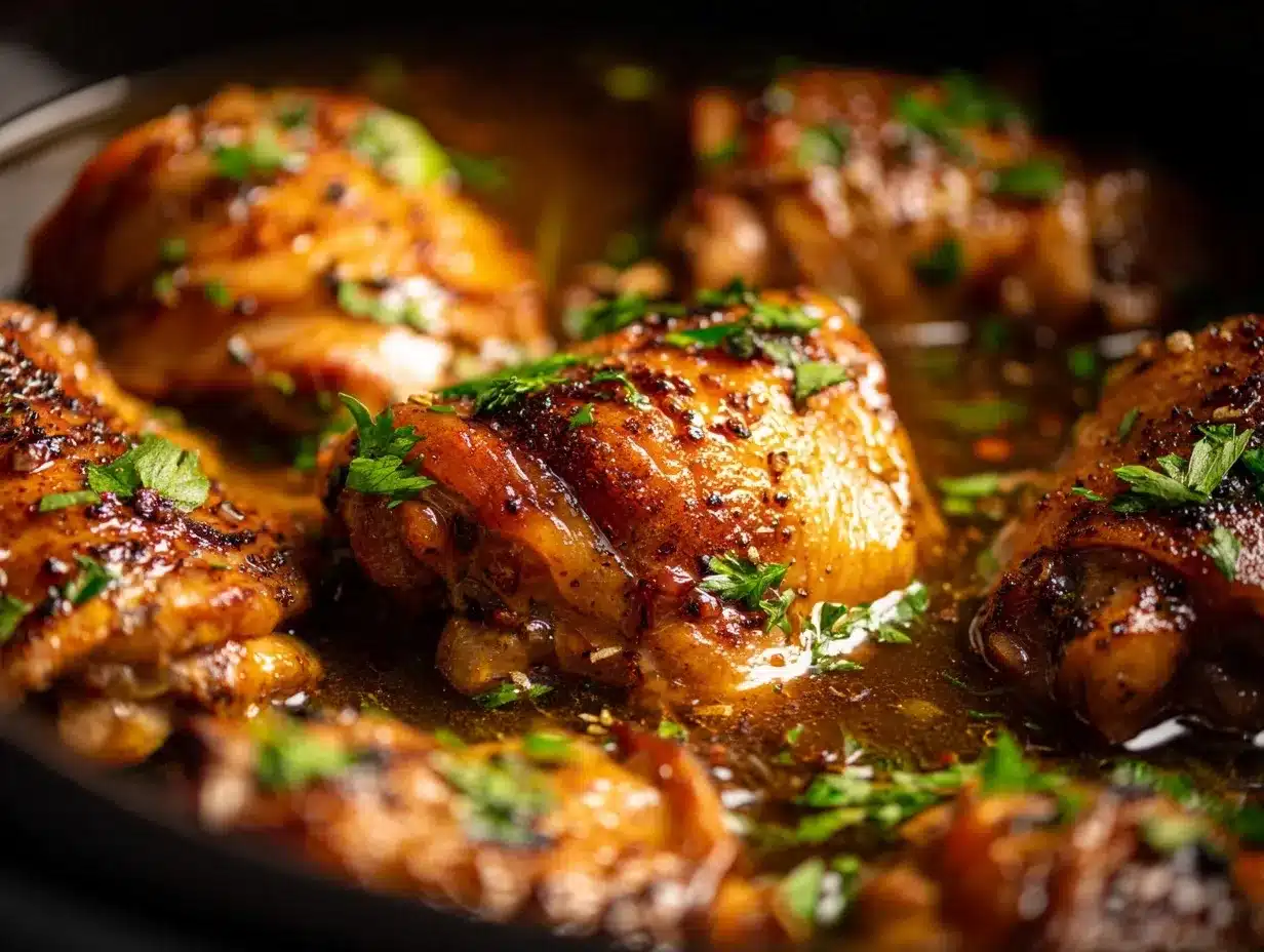 slow cooker brown sugar garlic chicken preparation steps