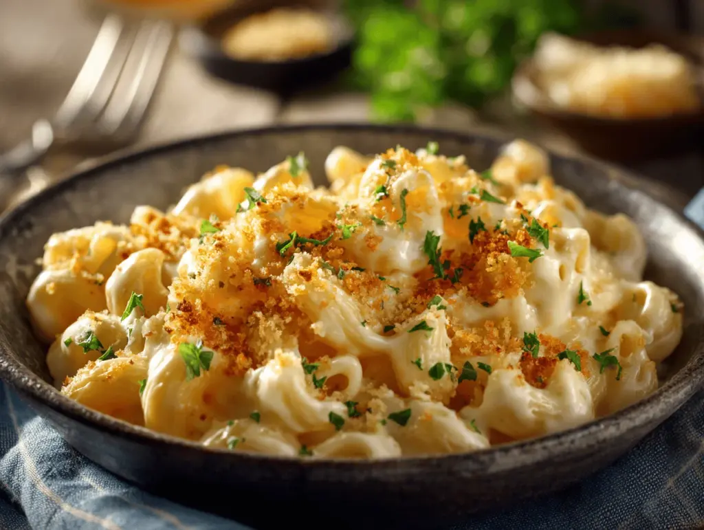 smoked gouda mac and cheese - featured image