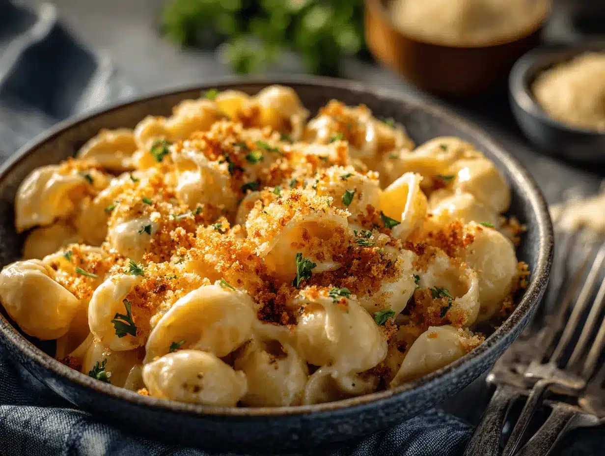 smoked gouda mac and cheese preparation steps