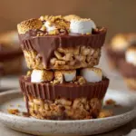 Smores Rice Krispie Cups - featured image