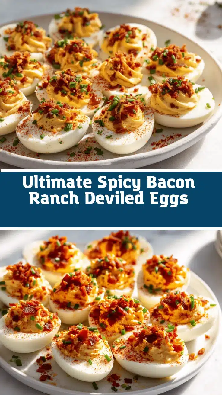 spicy bacon ranch deviled eggs recipe