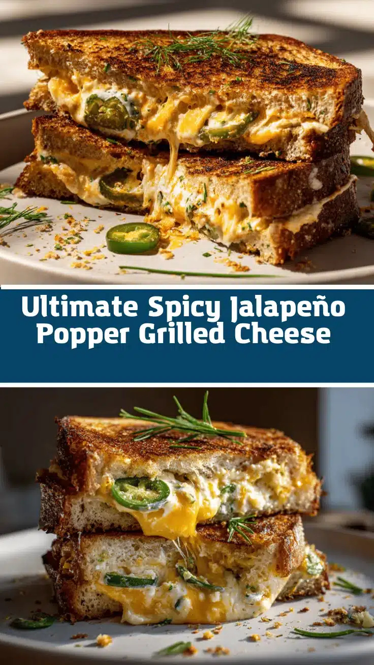 spicy jalapeño popper grilled cheese recipe