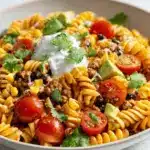 taco pasta salad - featured image