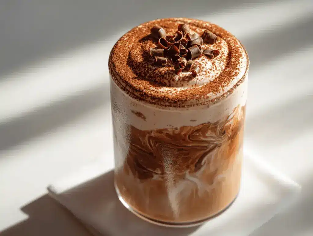 tiramisu iced coffee latte - featured image