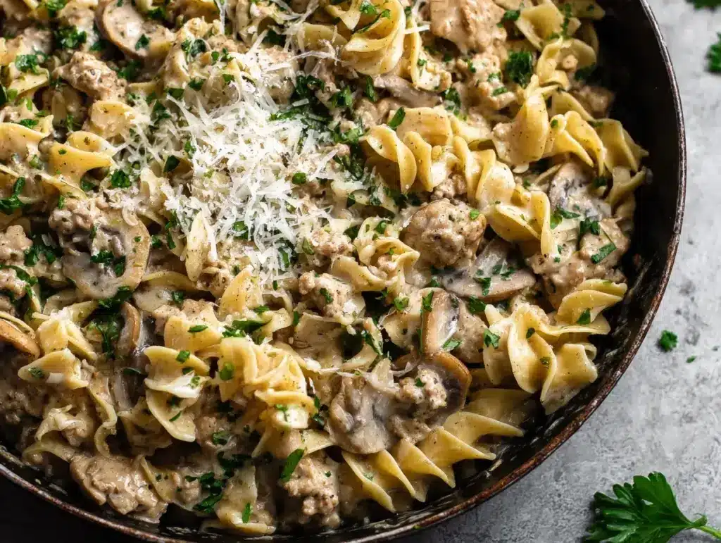 turkey stroganoff - featured image