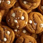 white chocolate pumpkin snickerdoodles - featured image