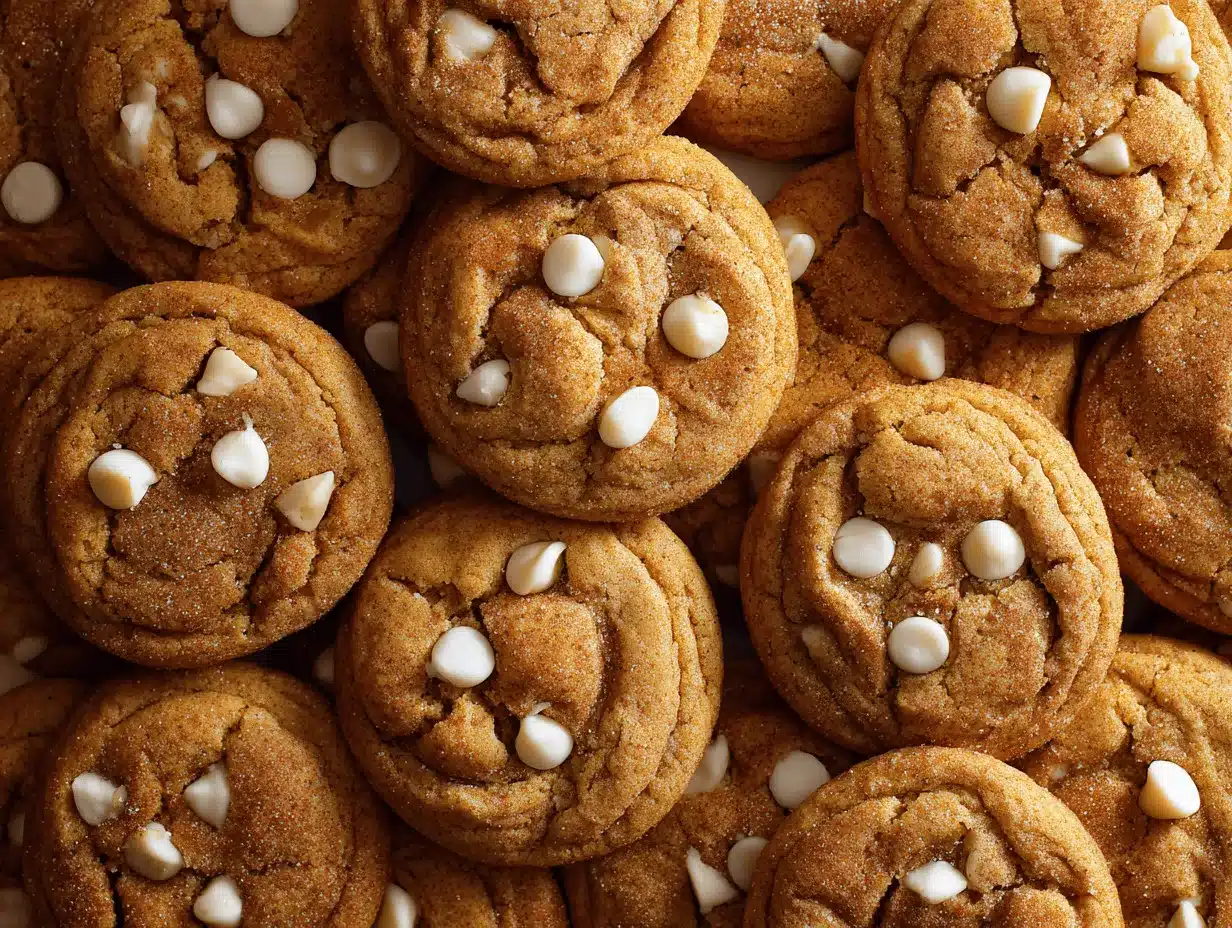 white chocolate pumpkin snickerdoodles preparation steps
