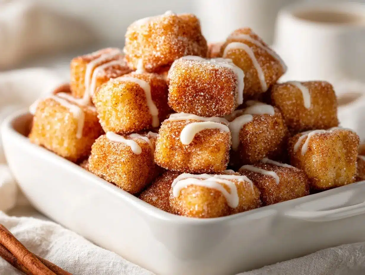 Angel Cake Churro Bites preparation steps