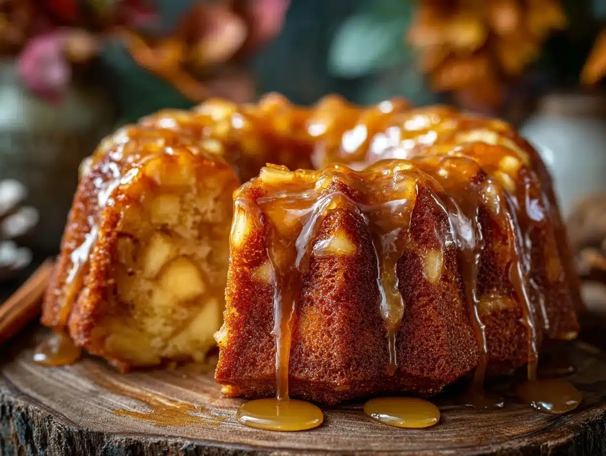 apple bundt cake preparation steps