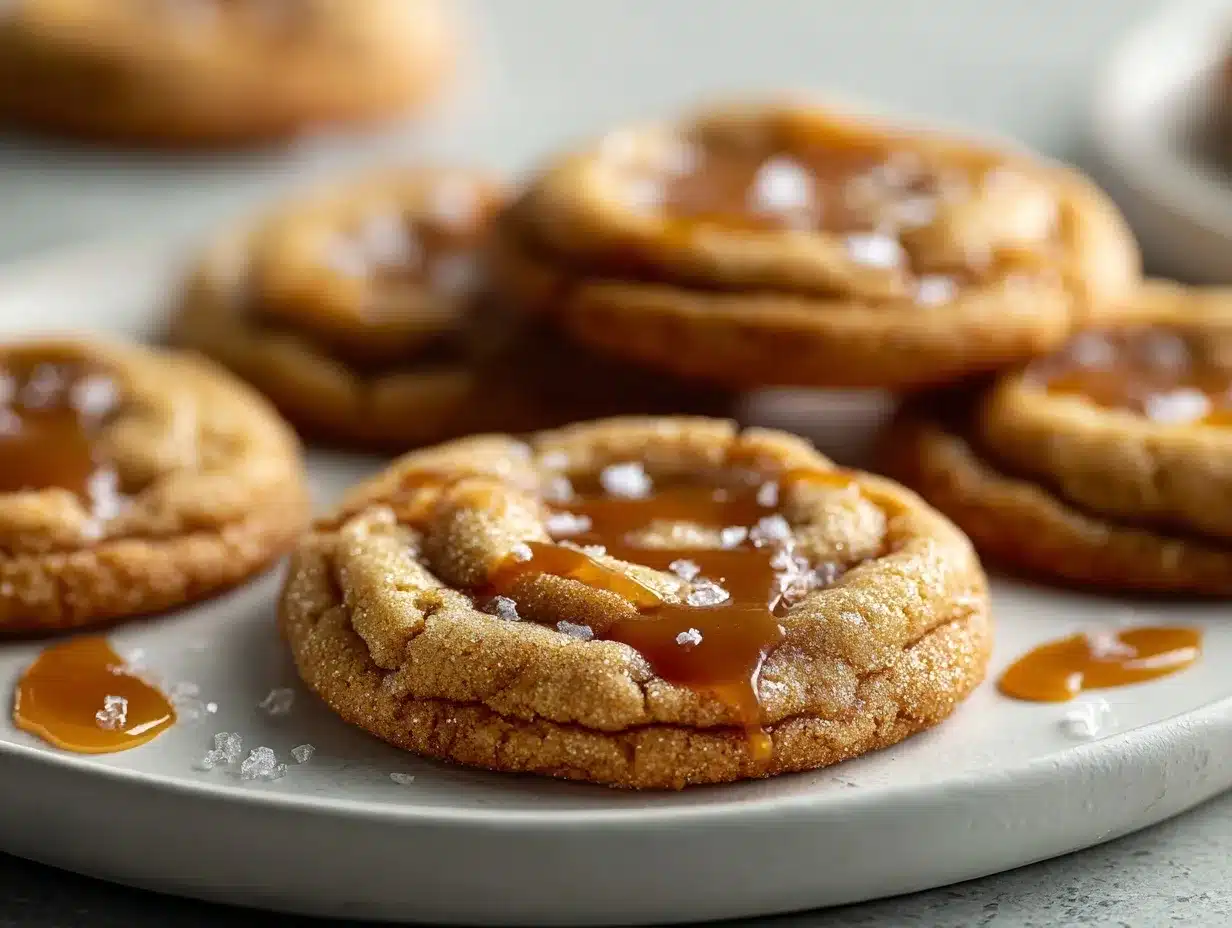 Apple Cider Caramel Cookies preparation steps