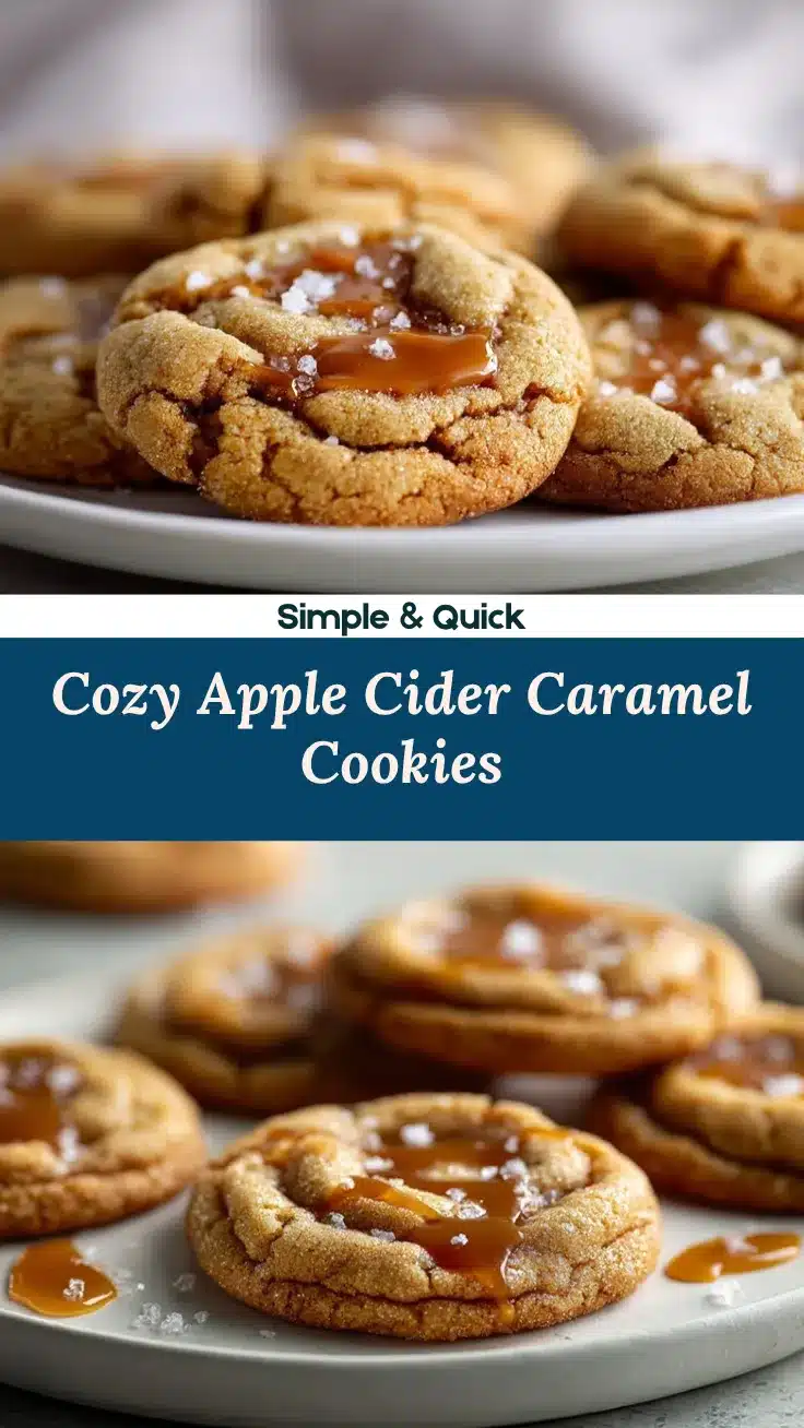Apple Cider Caramel Cookies recipe