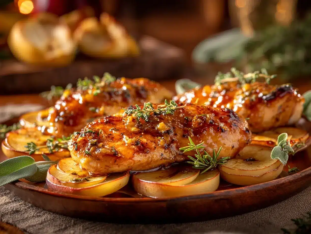 apple cider chicken preparation steps
