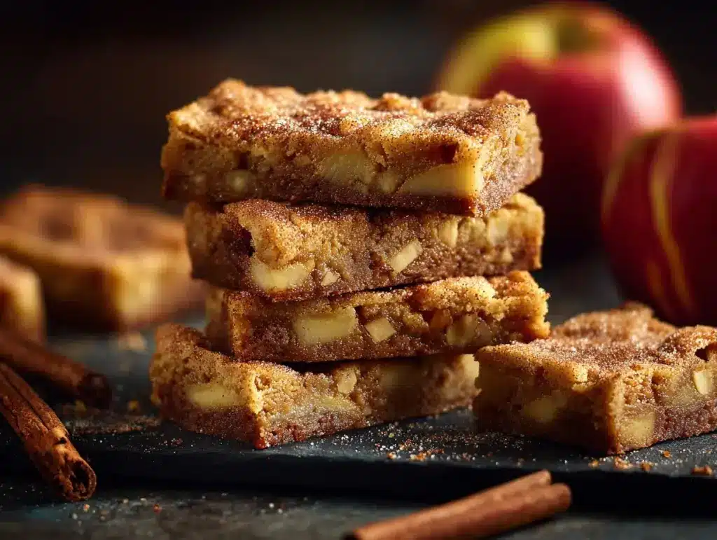 Apple Snickerdoodle Bars - featured image