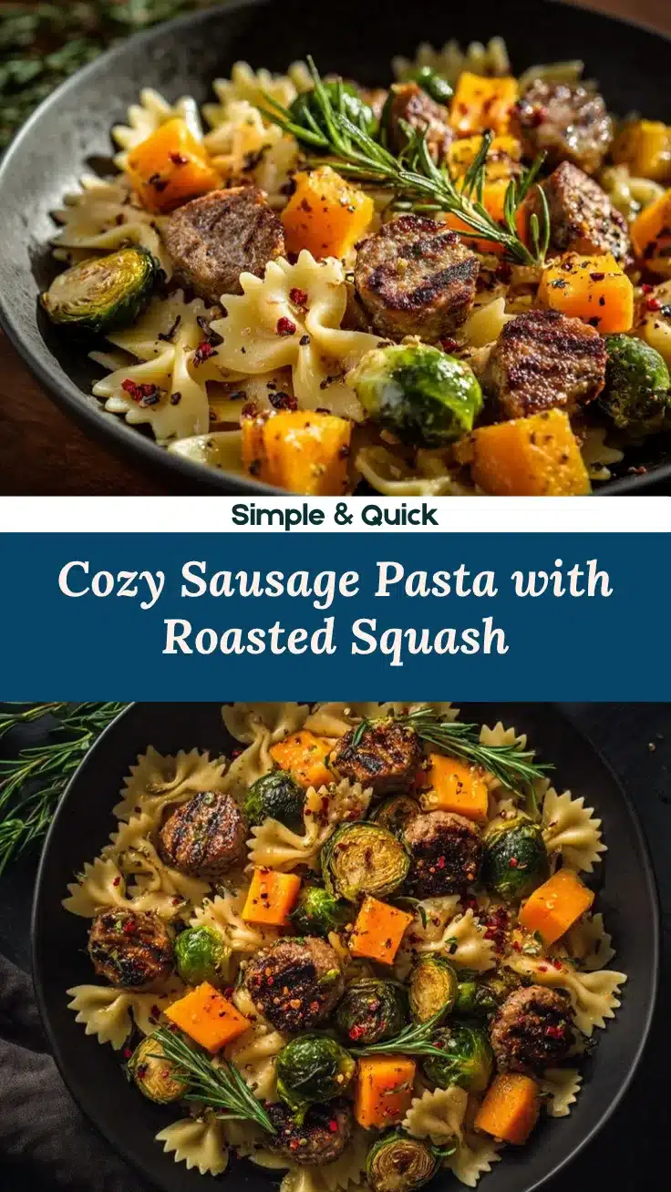 Autumn Sausage Pasta recipe