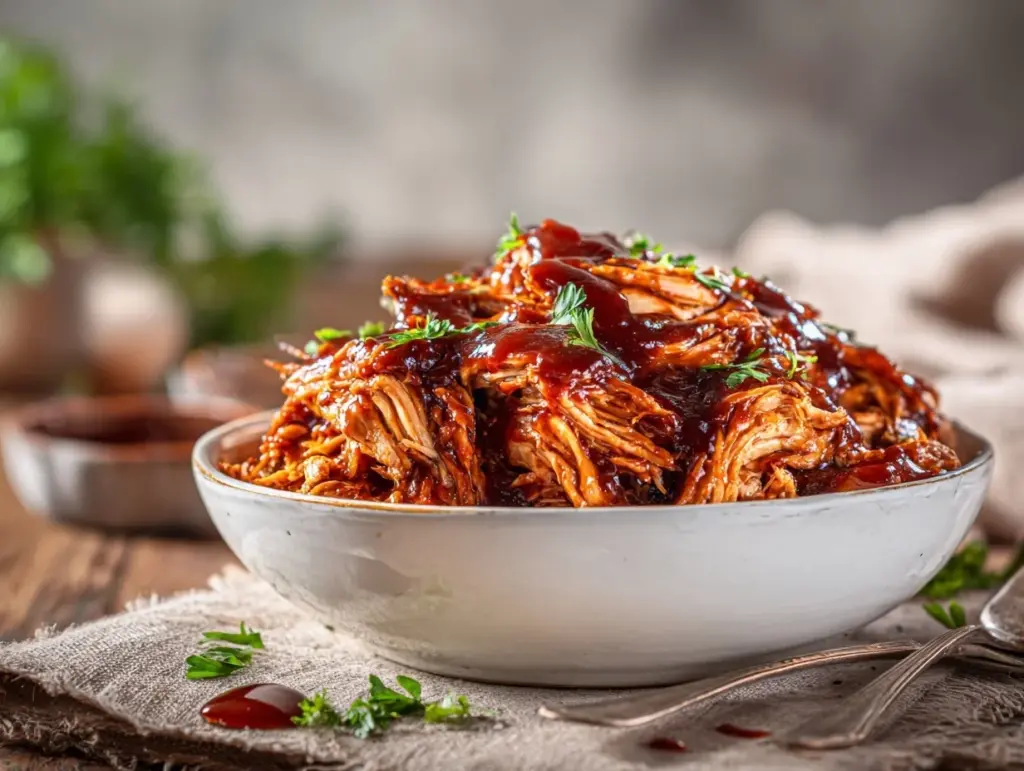 BBQ chicken crockpot recipe - featured image