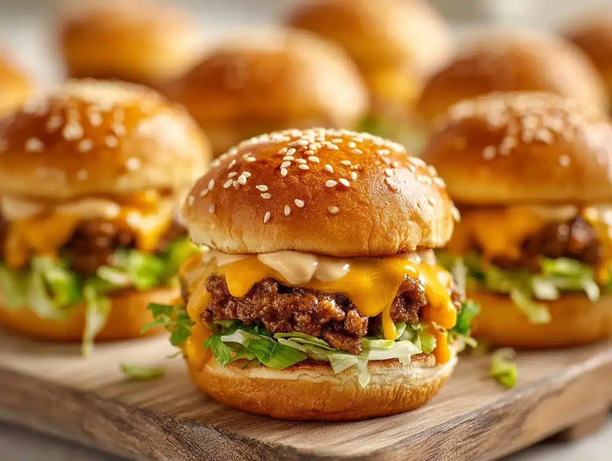 Big Mac Sliders preparation steps