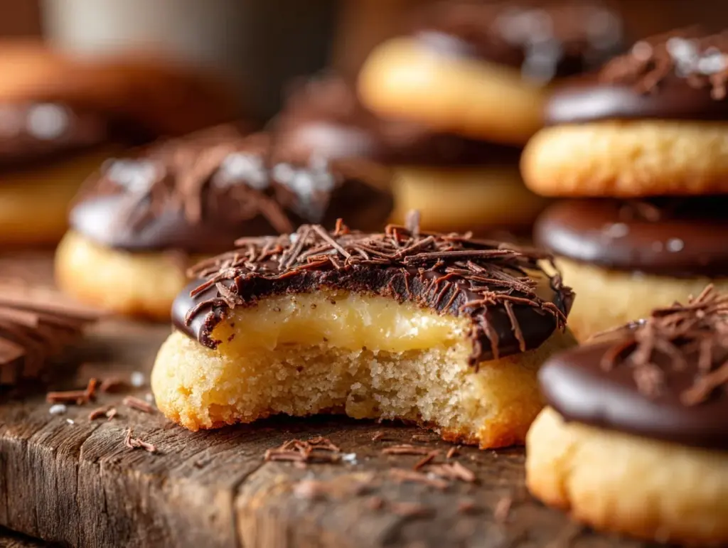 Boston Cream Pie Cookies - featured image