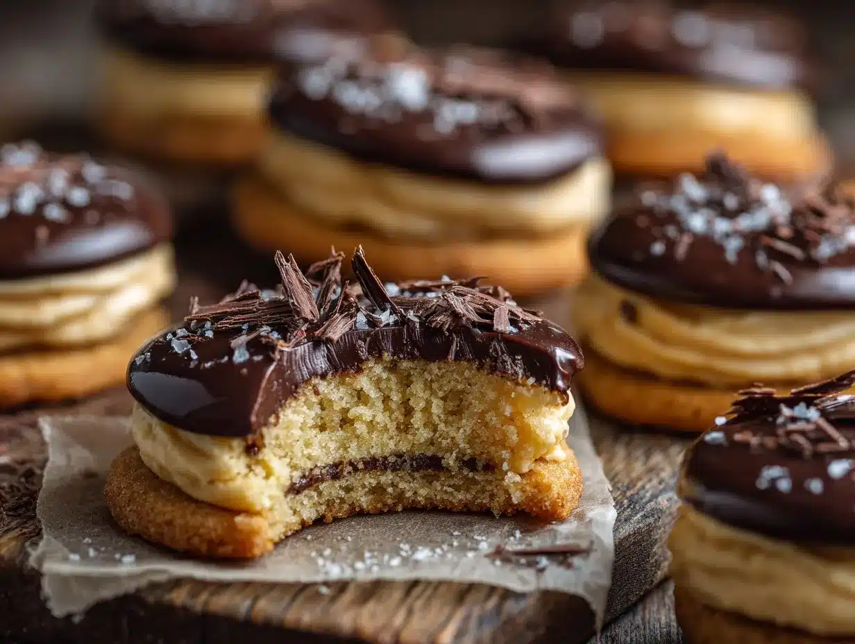 Boston Cream Pie Cookies preparation steps