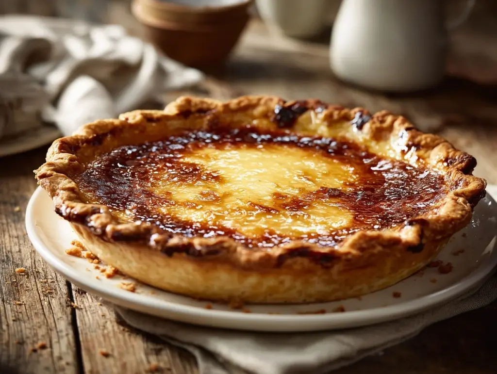 Burnt honey pie - featured image