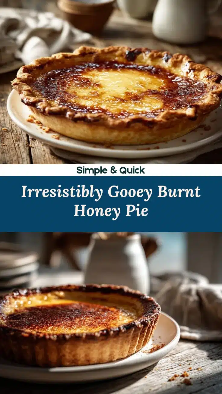 Burnt honey pie recipe