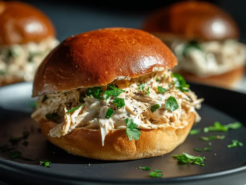 Chicken Alfredo Sloppy Joes - featured image