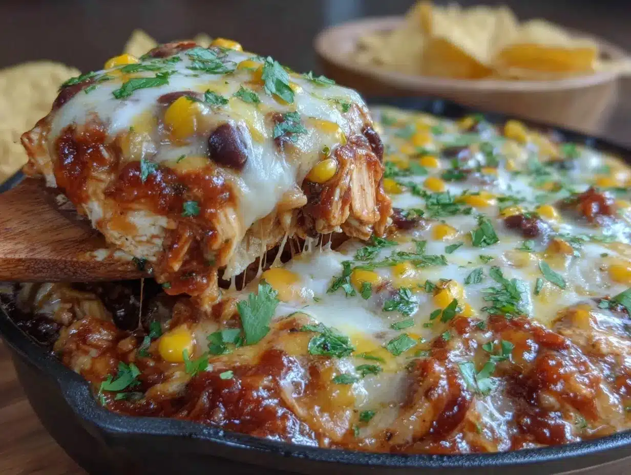 chicken enchilada casserole preparation steps
