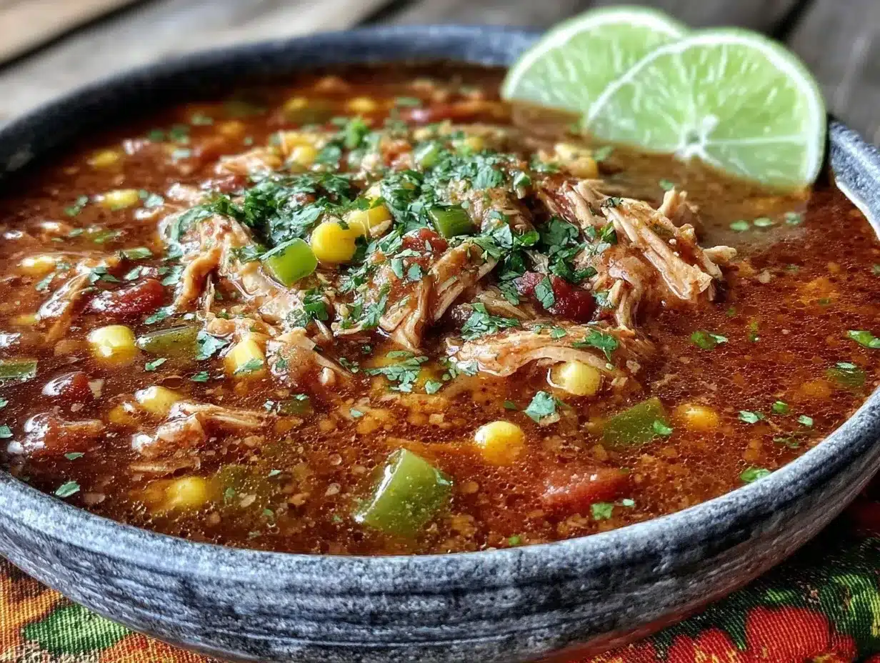 chicken enchilada soup preparation steps