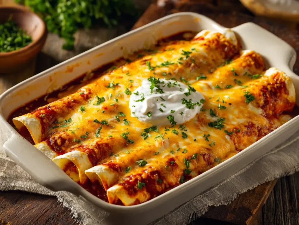 chicken enchiladas - featured image