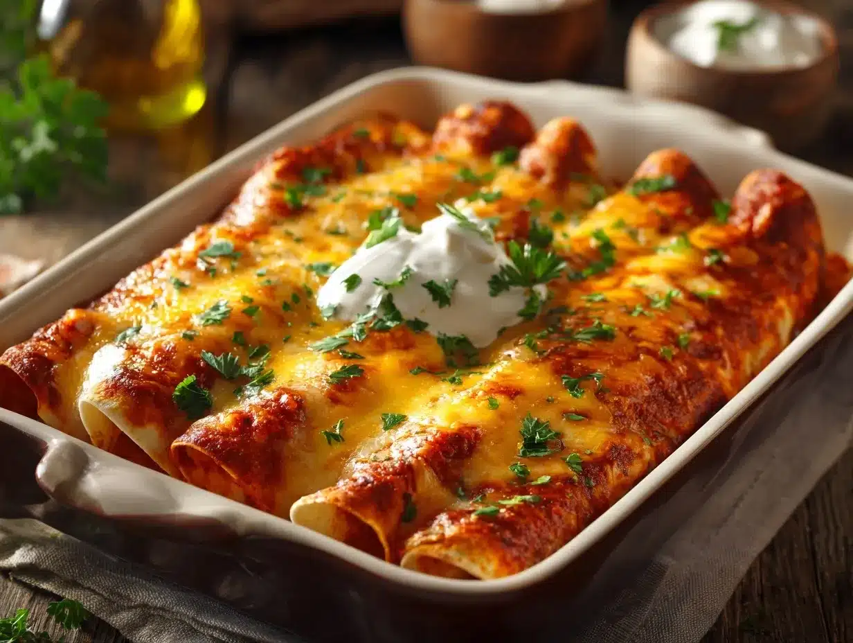 chicken enchiladas preparation steps