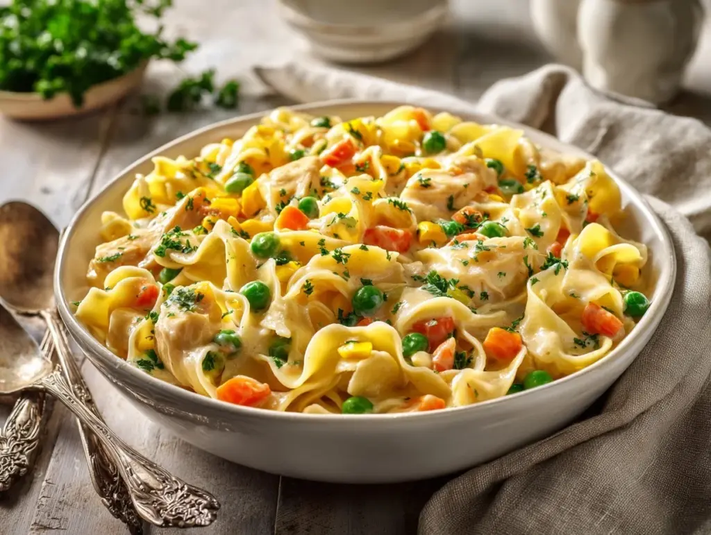 Chicken Pot Pie Pasta - featured image