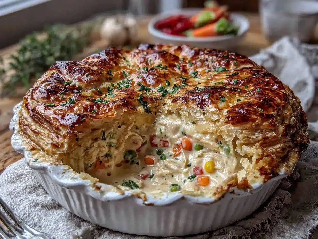 chicken pot pie recipe preparation steps