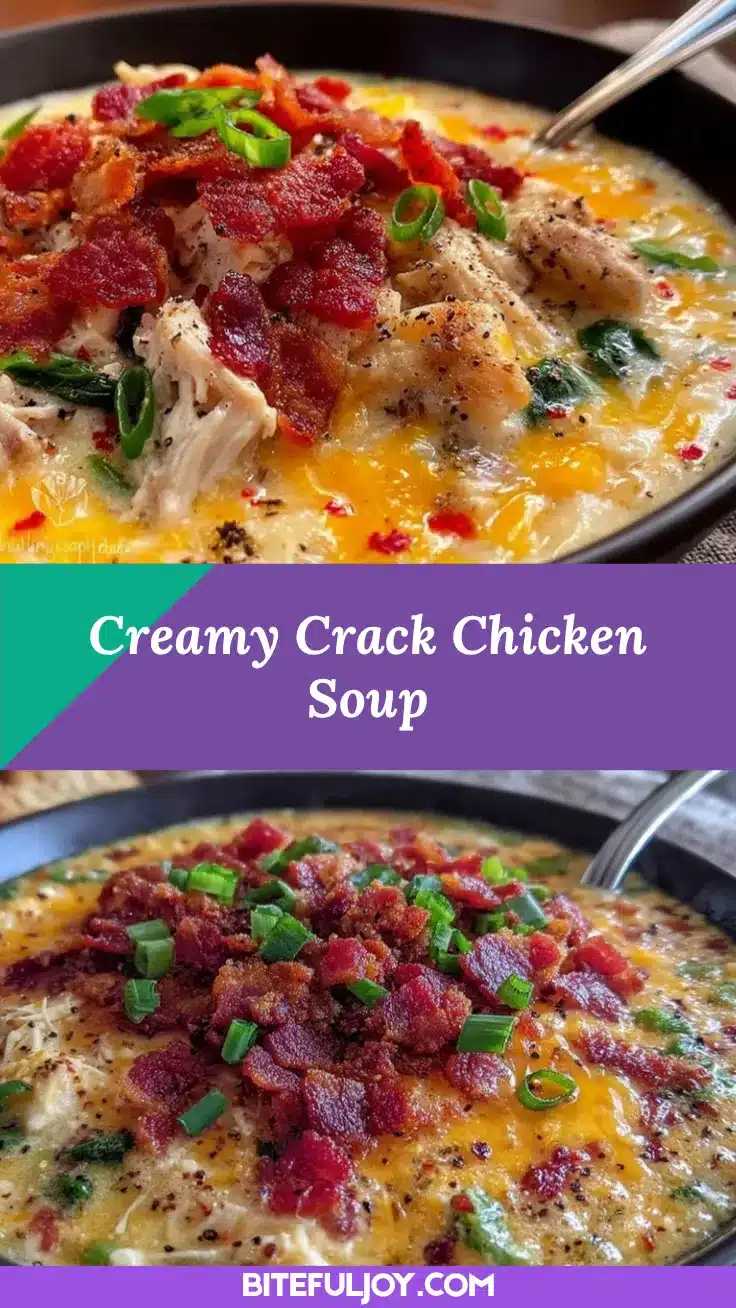 creamy crack chicken soup recipe