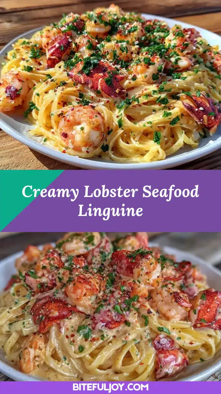 creamy lobster linguine recipe