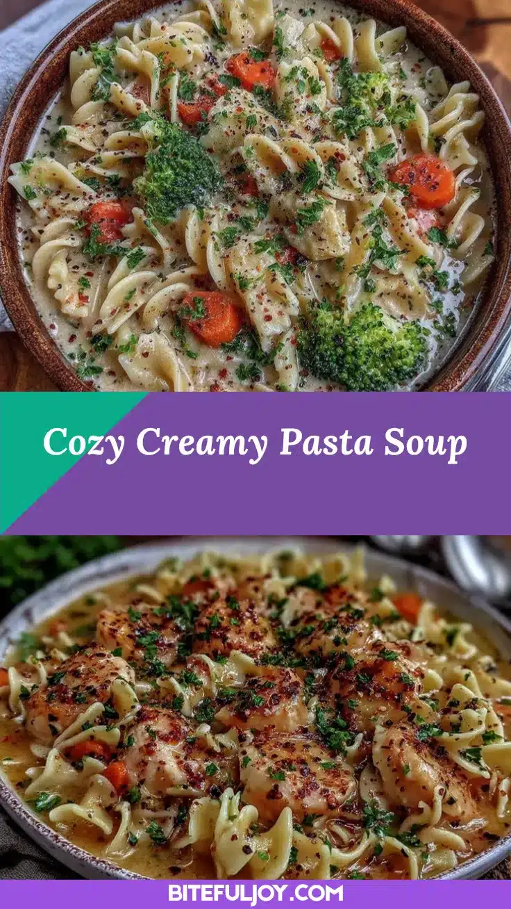 creamy pasta soup recipe
