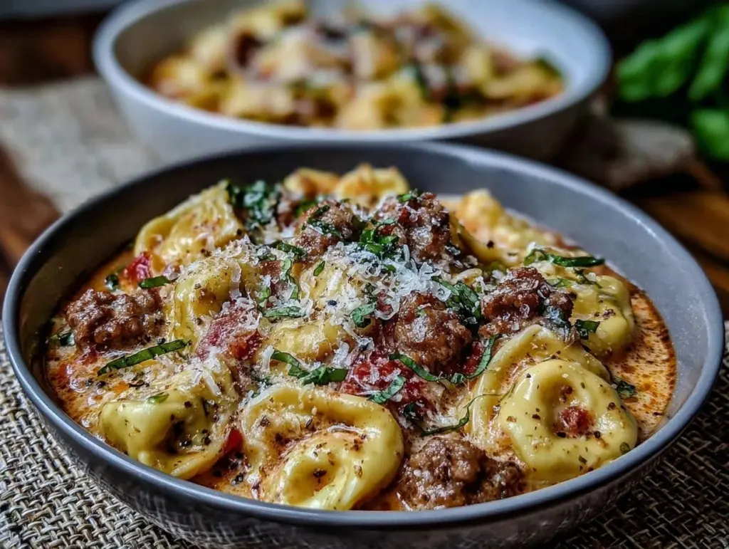 Creamy Sausage Tortellini Soup - featured image