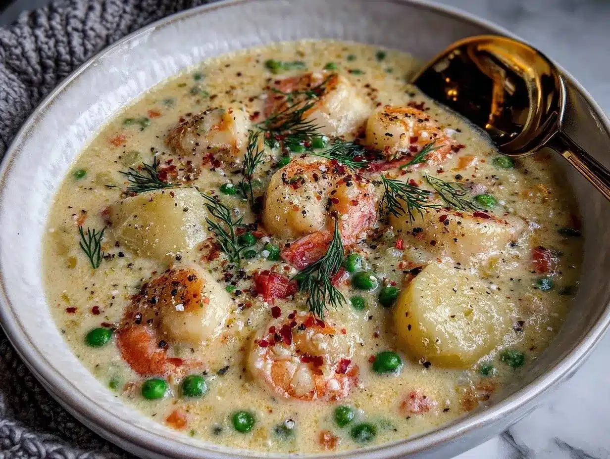creamy seafood chowder preparation steps