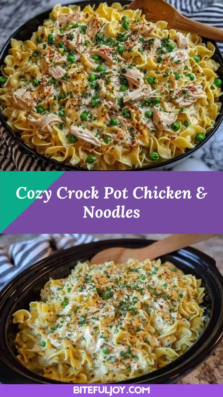 crock pot chicken and noodles recipe