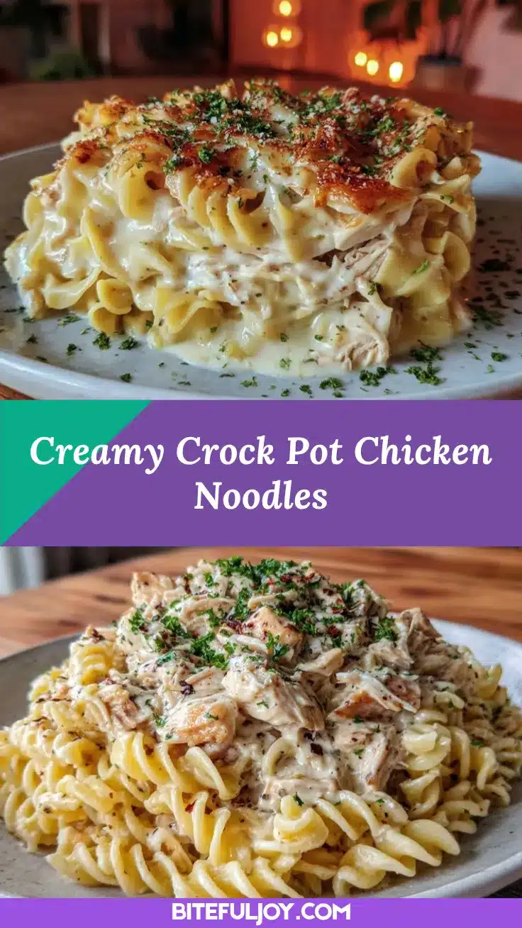 crock pot chicken and noodles recipe