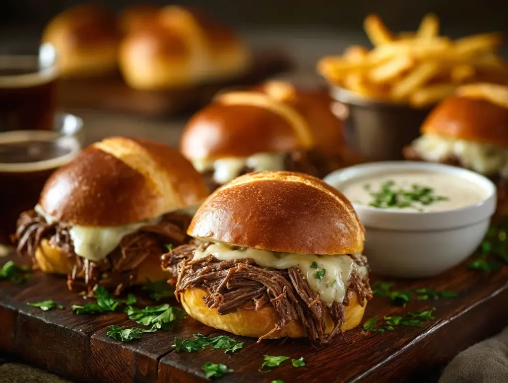 Crock Pot French Dip Sandwiches - featured image