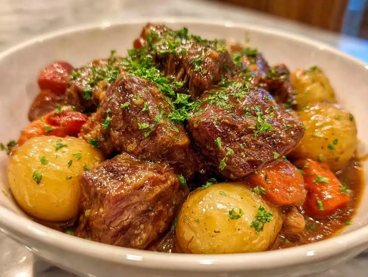 crockpot beef stew preparation steps