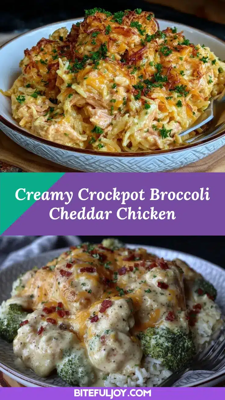 Crockpot Broccoli Cheddar Chicken recipe