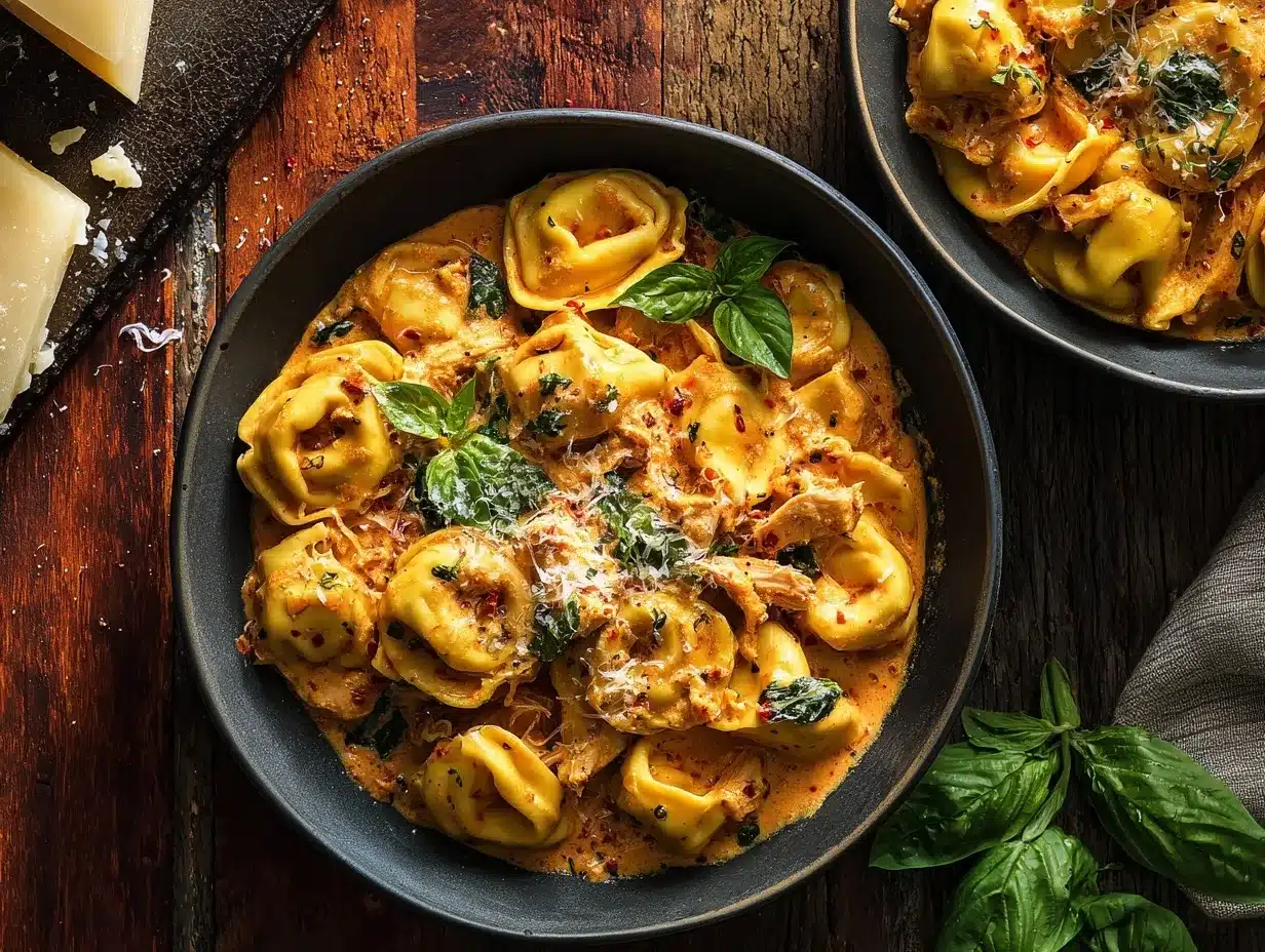 CrockPot Chicken Tortellini preparation steps