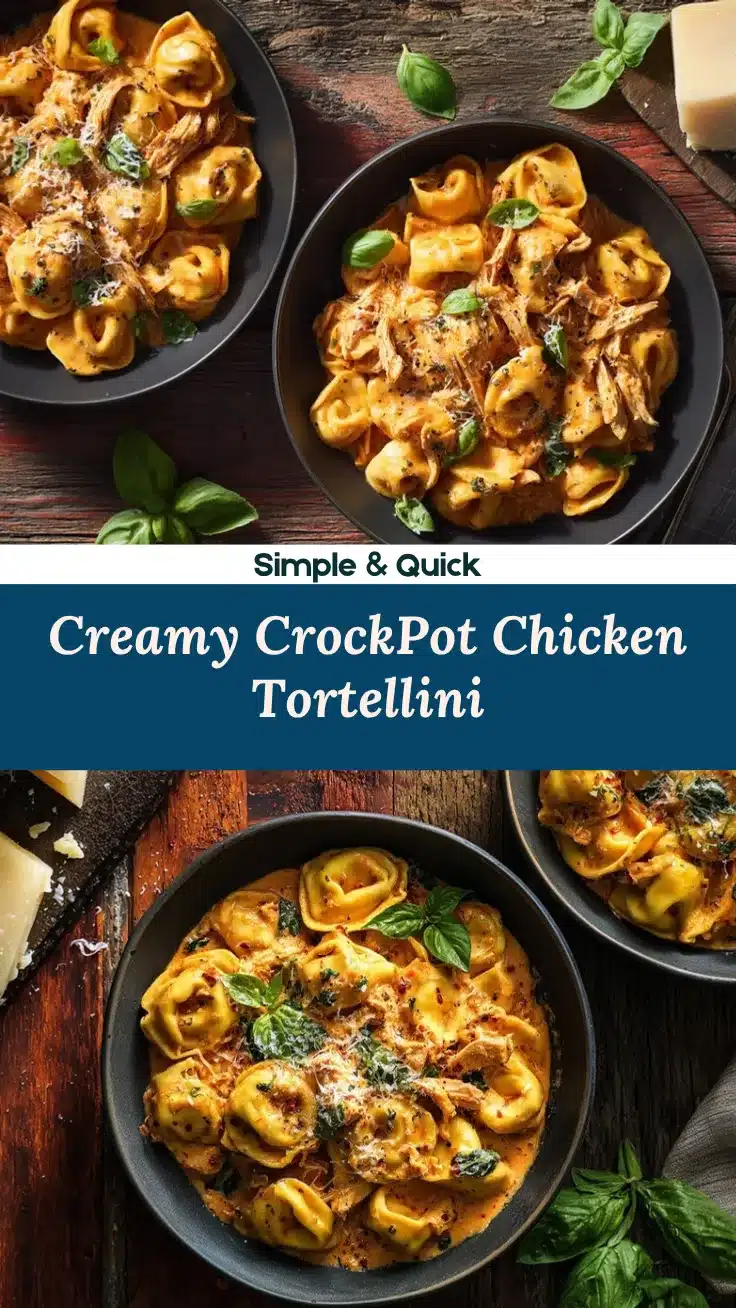 CrockPot Chicken Tortellini recipe