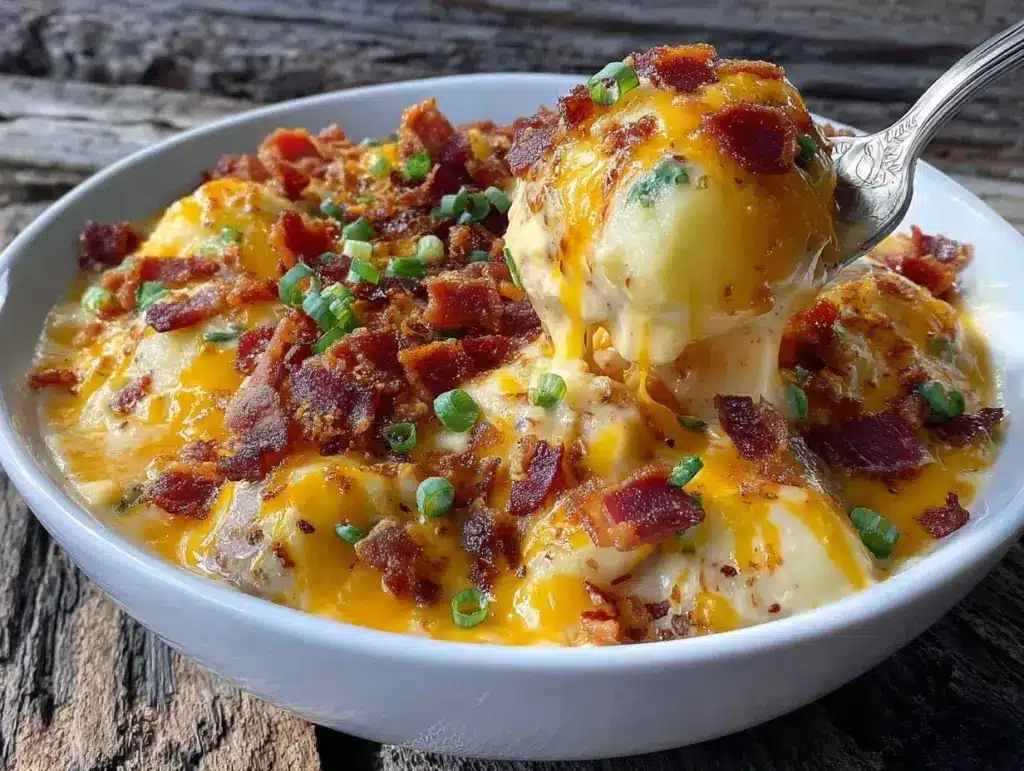 Crockpot Loaded Baked Potato Soup - featured image