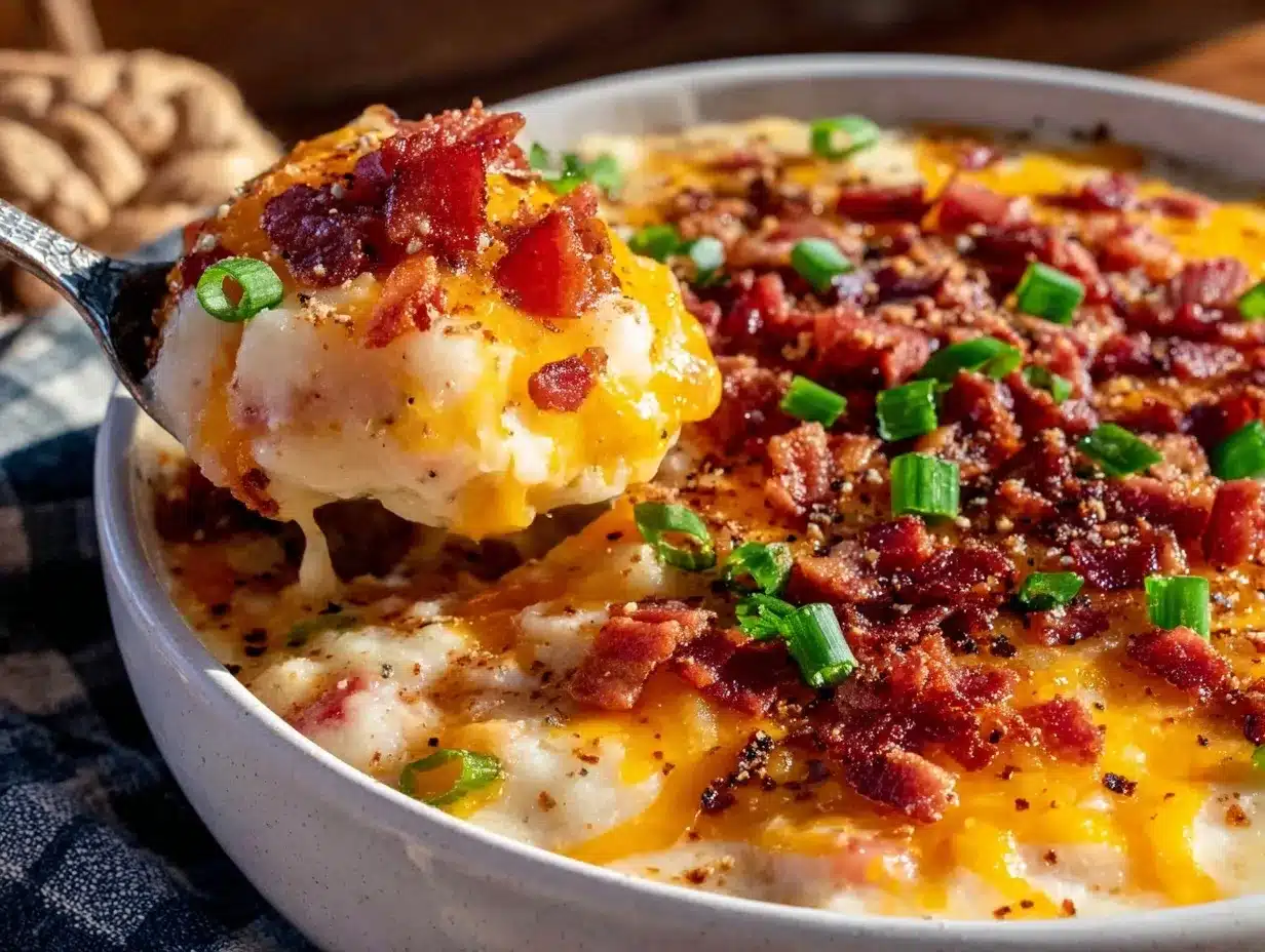 Crockpot Loaded Baked Potato Soup preparation steps