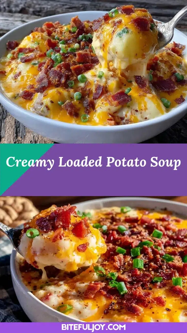 Crockpot Loaded Baked Potato Soup recipe