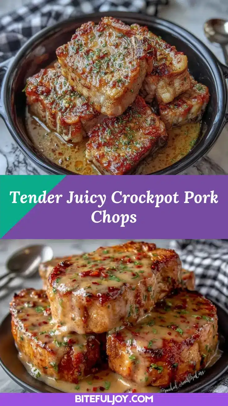 crockpot pork chops recipe